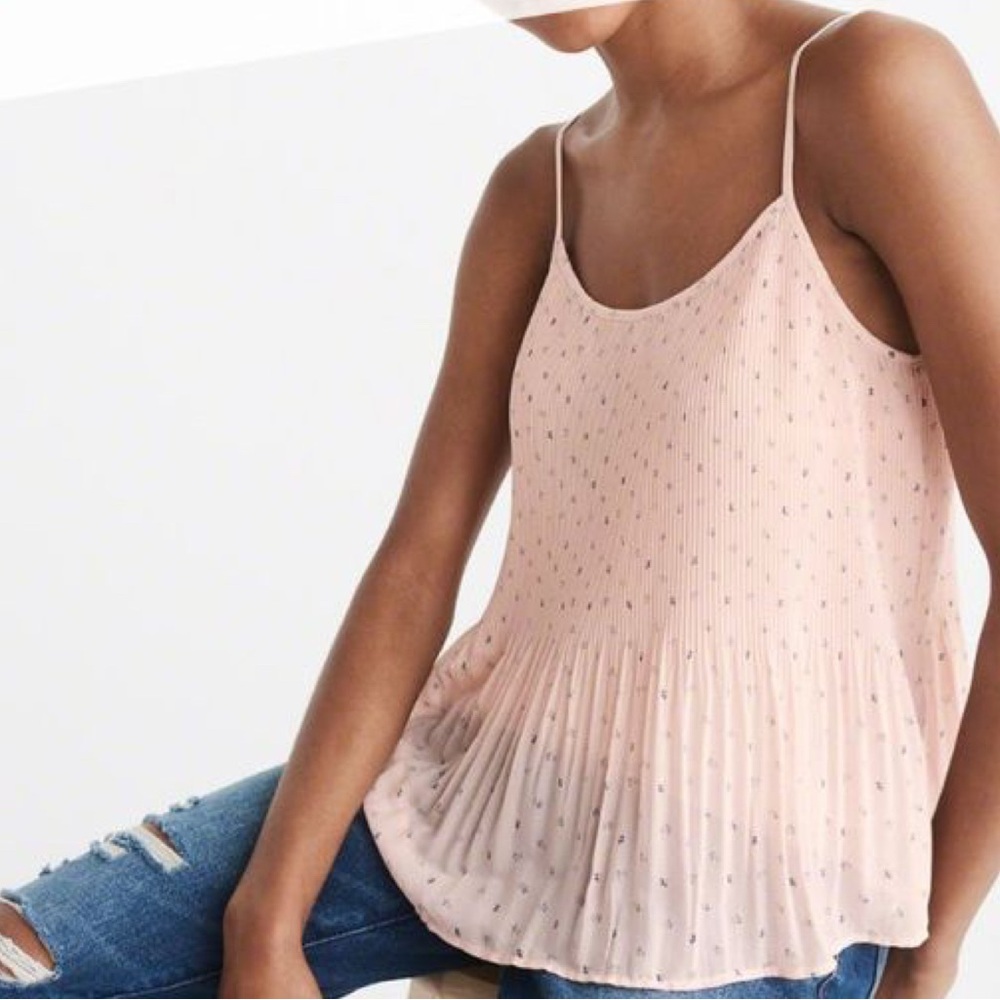 Abercrombie and Fitch Pleated Camisole